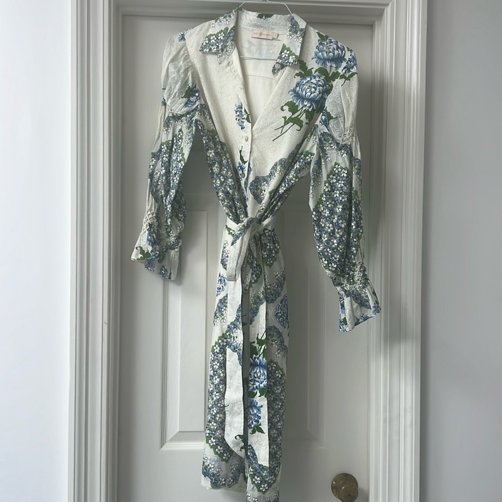 Tory Burch hydrangea dress